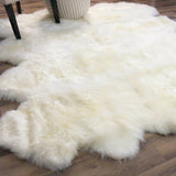 Silver Orchid Nansen Genuine Soft Australian Sheepskin Rug