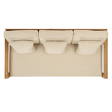 SAFAVIEH Couture Montford Teak 3-Seat Bench Casing Cover - 72Wx29Dx1H