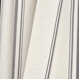 Lush Decor Farmhouse Stripe Yarn Dyed Cotton Window Curtain Panel Pair