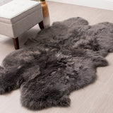 Silver Orchid Nansen Genuine Soft Australian Sheepskin Rug