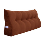 WOWMAX Large Reading Wedge Headboard Pillow for Bed Rest Back Support
