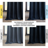 Exclusive Fabrics Faux Linen Grommet Room Darkening Curtain (1 Panel)
