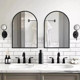 Bathroom Arch Aluminum Wall Mirror Vanity Mirrors
