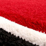 Designer Area Rug with Contour Cut and Modern Wave Pattern