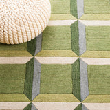 SAFAVIEH Handmade Genre Hikariko Mid-Century Modern Wool Rug