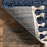Nuloom Briella High-Low Geometric Shag Area Rug