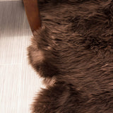 Silver Orchid Nansen Genuine Soft Australian Sheepskin Rug