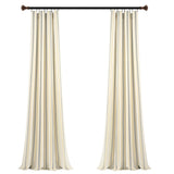 Lush Decor Farmhouse Stripe Yarn Dyed Cotton Window Curtain Panel Pair