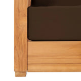 SAFAVIEH Couture Montford Teak 3-Seat Bench Casing Cover - 72Wx29Dx1H