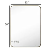 Rathburn Metal Venetian Wall Mounted Mirror