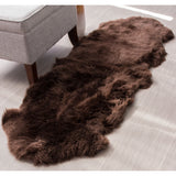 Silver Orchid Nansen Genuine Soft Australian Sheepskin Rug