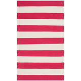 SAFAVIEH Handmade Montauk Geltrude Stripe Cotton Flatweave Rug