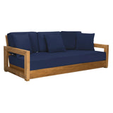 SAFAVIEH Couture Montford Teak 3-Seat Bench Casing Cover - 72Wx29Dx1H