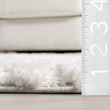Nuloom Briella High-Low Geometric Shag Area Rug