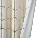 Intelligent Design Khloe Total Blackout Metallic Print Grommet Top Curtain Panel