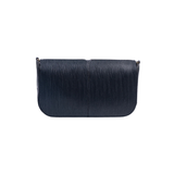 Black Flap Crossbody Handbag with Magnetic Closure