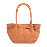 Brown Carryall Tote Bag with Magnetic Closure