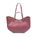Maroon Handled Tote Bag with Dual Carry Straps