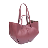 Maroon Handled Tote Bag with Dual Carry Straps